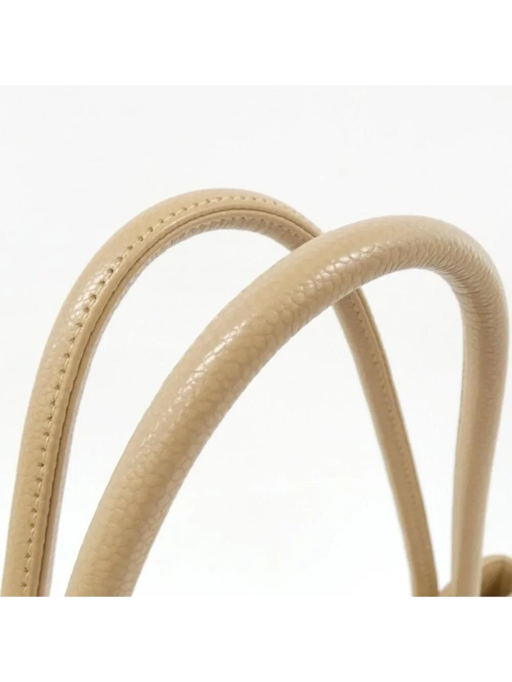 Chanel Vintage Bag Handbag Beige